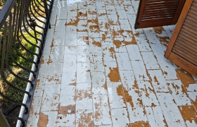 Travauxde Rénovation du sol balcon avant après Fontenay-aux-Roses 92260
